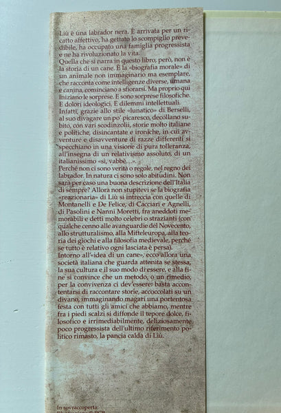 Edmondo Berselli - Liù. Biografia morale di un cane