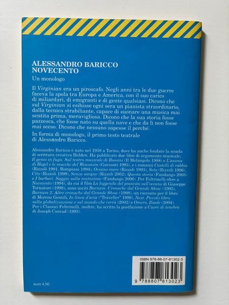 Alessandro Baricco - Novecento