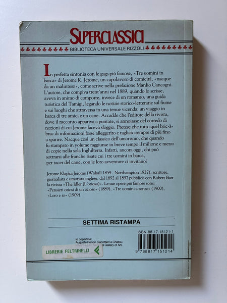 Jerome K. Jerome - Tre uomini in barca