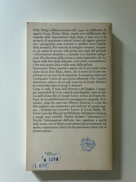 Joseph Losey e Franco Solinas - Mr Klein