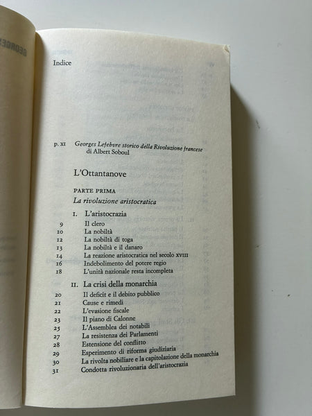 Georges Lefebvre - L'ottantanove