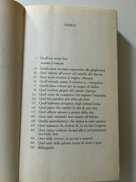 Enzo Catania - Morire d'orrore. Cent'anni di serial killer e delitti raccontati come in un romanzo