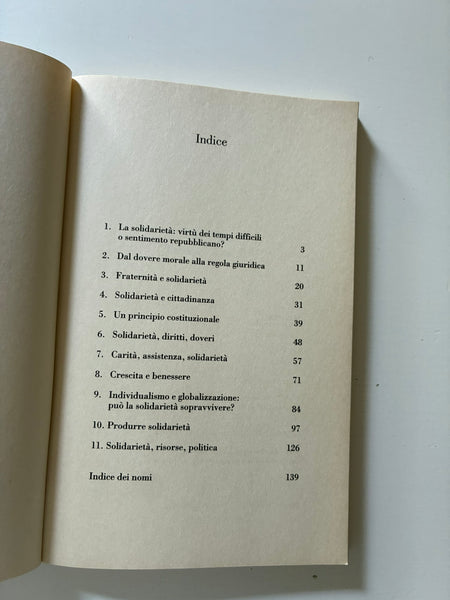 Stefano Rodotà - Solidarietà Un'utopia necessaria