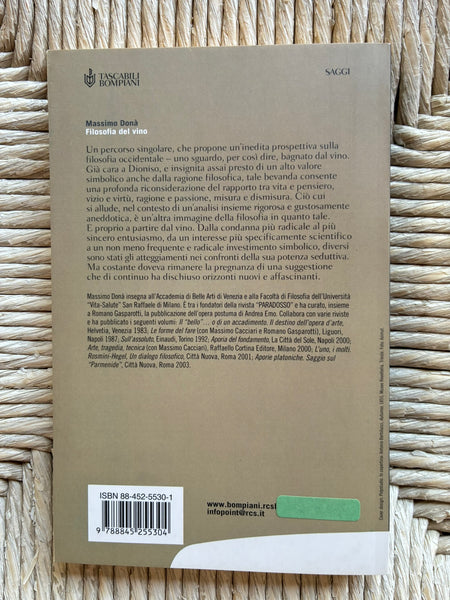 Massimo Donà - Filosofia del vino