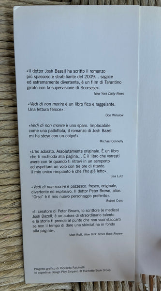 Josh Bazell - Vedi di non morire