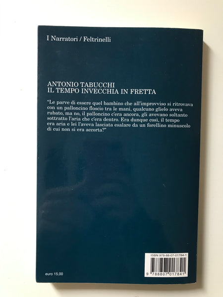 Antonio Tabucchi - Il tempo invecchia in fretta