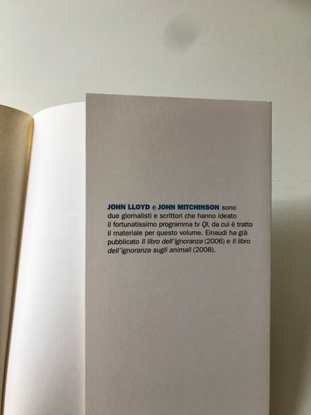 John Lloyd John Mitchinson - Il secondo libro dell'ignoranza
