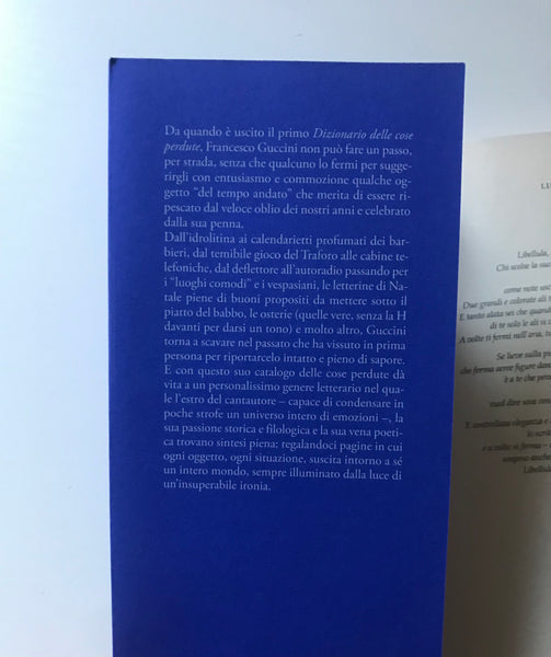 Francesco Guccini - Nuovo dizionario delle cose perdute
