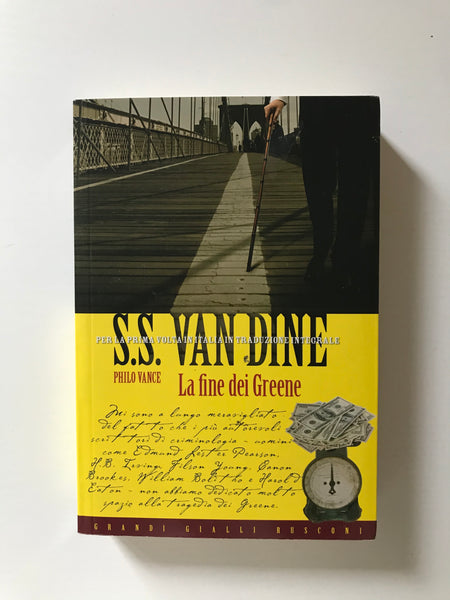 S.S. Van Dine - La fine dei Greene