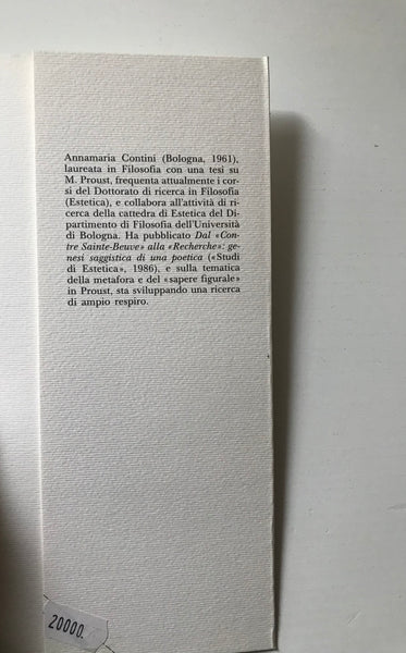 Annamaria Contini - La biblioteca di Proust