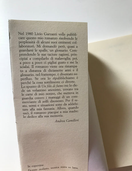 Andrea Camilleri - Un filo di fumo