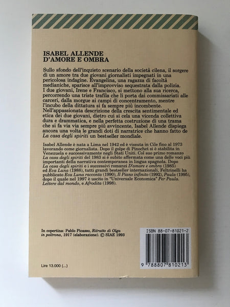 Isabel Allende - D'amore e ombra