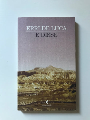 Erri De Luca - E disse